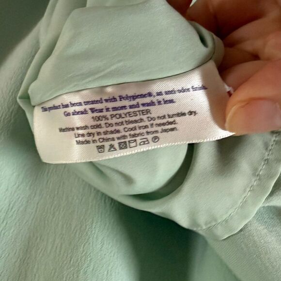 M.M.LaFleur  Antonia Eco Soft Wave Top in Pale Green XL - Picture 8 of 8